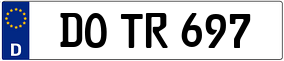 Truck License Plate